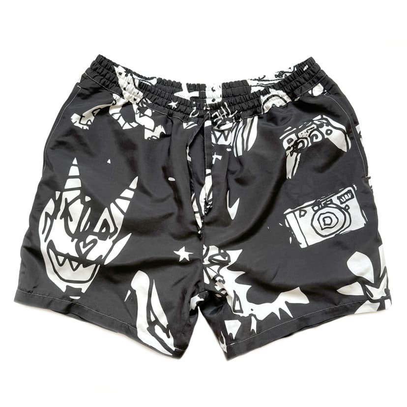 Dirty black shorts