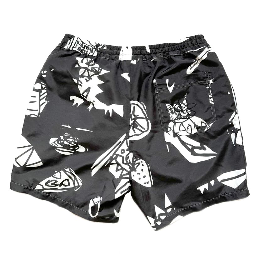 Dirty black shorts